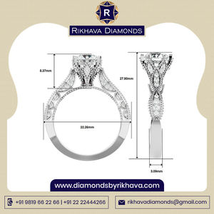 Oro puro original personalizado de 10K con diamantes, banda de compromiso de boda, anillos, conjunto de anillos a juego, conjunto de pareja para mujeres y hombres - Product Image 2