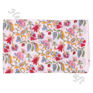 Telas estampadas de bloques de algodón con estampado étnico hecho a medida, tela base para ropa y textiles para el hogar, diseñadores para fundas e impresiones de bolsos - Product Image 3