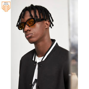 Chaqueta universitaria de nailon de alta calidad para hombre, cuello alto hecho a medida con parches bordados de chenilla para invierno - Product Image 5