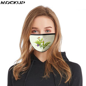 Nuevas máscaras faciales Belleza Impreso personalizado Tie-Dye Rainbow Gradient Maskes Face In Party Shield Precio al por mayor Máscaras faciales impresas en 3D - Product Image 3