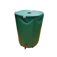 Réservoir de pluie pliable, bâche en PVC, seau d'irrigation extérieur, économie d'eau, pour collection de pluie, 200 l