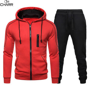 Wholesale OEM Track Suit Running Sports Sets Custom Mens Tracksuit - Product Image 3