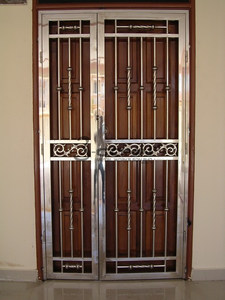 Puertas de Seguridad de Acero Inoxidable MOTTO SSD_090 para Centros Comerciales, Diseño Tradicional, Garantía de 2 Años, Decorativas - Product Image 4