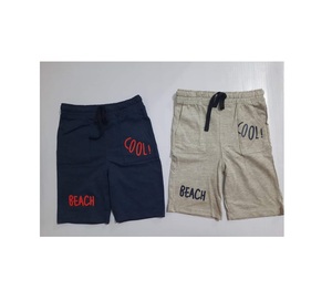 2022 diseñador personalizado 100% algodón verano Jogger Shorts para niños estilo Casual sólido pequeño chico pantalones cortos - Product Image 2