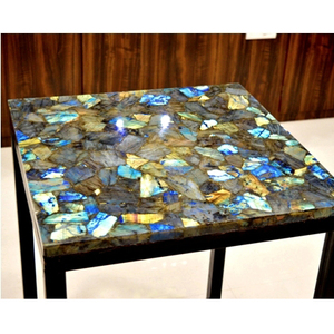 Mesas de Piedras Preciosas de Labradorita y Ojo de Tigre al por Mayor |   Losas de Sodalita Azul Natural para Muebles |   Proveedor y Decorador de Piedras Preciosas Sueltas - Product Image 4