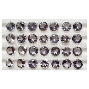 Piedra preciosa IOLITE Natural de corte brillante de 1,25mm de alta calidad, piedra suelta facetada, precio de fábrica al por mayor con certificado IGI - Product Image 3