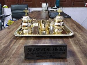 Juego de Comunión de Latón con Bandeja, Artículos Religiosos - Product Image 5