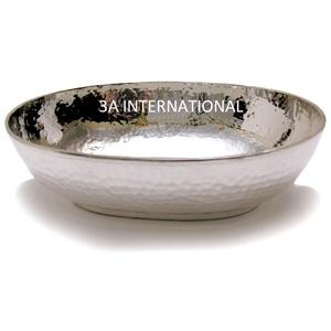 Serveur de nourriture Plat Ustensiles de cuisine Produit Aluminium Émail Fini Bol De Nourriture Hôtel De Luxe Service De Traiteur Bol De Salade - Product Image 6