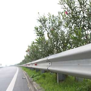Carretera dos onda de puente de acero guardia de estructura de acero para la seguridad en la carretera y la forma Express barandilla-cerca-Poste indicador - Product Image 1