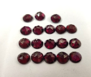 Rodolita Rosa Natural, granate, Rosa redonda, corte de 3 mm a 8mm, Rosa facetada, rosa, rodolita, granate, Rosa redonda, Cu - Product Image 5