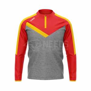 Haut de sport unisexe personnalisable GAA à demi-zip de qualité supérieure, 100 % polyester brossé 270 g/m², couleur et logo personnalisables - Product Image 3