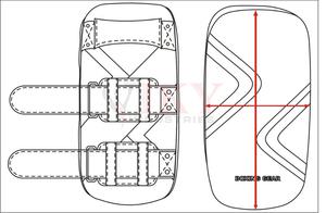 เป้าซ้อมมวยแผ่นเตะมวยไทย MMA แบบใหม่ล่าสุด - Product Image 6