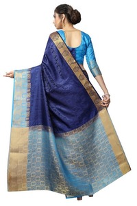 Sarees de Seda Artística para Ocasiones Especiales, Bodas y Fiestas, Venta al Por Mayor Alphanumero - Product Image 2