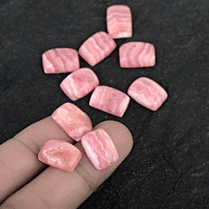 Venta al por mayor calibrado 5X3 a 12X10MM Rodocrosita suelto cabujón de piedras preciosas colgante anillo pendiente collar de fabricación de joyas - Product Image 4