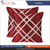 Housse de coussin en coton Jacquard de luxe taies d'oreiller décoratives à rayures géométriques de qualité supérieure pour la maison élégante canapé canapé salon