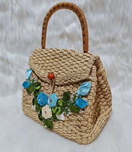 Bolso de jacinto de agua hecho a mano 2024 natural 100% más vendido para mujer hecho en Vietnam - Product Image 4