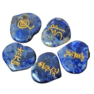 Conjunto de pedra de reiki natural, conjunto de pedras naturais semi-preciosas
