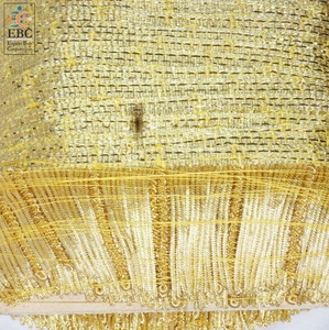 Viền Tua Rua Vàng Chất Lượng Cao Bán Buôn Viền Vàng Tùy Chỉnh Từ 2Cm Đến 8Cm Viền Vàng Tùy Chỉnh Trực Tiếp Từ Nhà Máy Để Trang Trí Cờ - Product Image 2