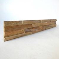 Revêtement mural en bois de teck rustique écologique, design personnalisé, panneaux intérieurs, décoration de chambre, décoration de Noël, Asie
