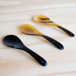Cuillère à café en corne naturelle de buffle et maison et cuisine pour une taille personnalisée à bas prix avec vente - Product Image 6