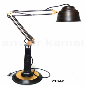 Latón lámpara de mesa de Metal clásico de latón Vintage decorativo Hotel lámpara de mesa para el estudio - Product Image 2