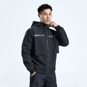 Veste de sport d'hiver de haute qualité pour hommes, col rond respirant à séchage rapide, matériau 100% coton à faible taux - Product Image 3