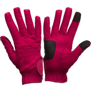 Nuevos guantes de carreras ecuestres de microtela de invierno Guantes aislados de alta calidad para carreras de invierno hechos a mano de microtela - Product Image 3