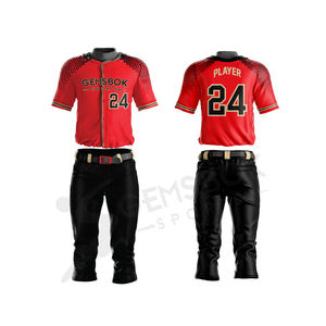 Uniformes de Baseball personnalisés pour hommes, nouveaux Designs pour hommes, impression rapide, qui respirent, ensembles d'uniformes de sport de Baseball, - Product Image 1
