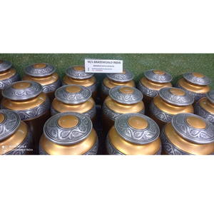 Brassworld India Urna de cremación de aluminio Suministros funerarios Premium - Product Image 1