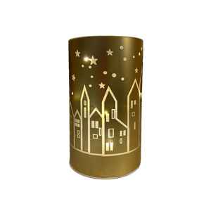 Customized Logo <b>Silver</b> Metal Eco-friendly Handmade Candle Holders Year-Round Home Decor Christmas <b>Lantern</b> Votive Jars Iron - Product Image 1