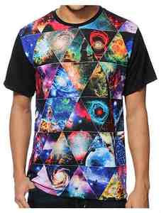T-shirts décontractés unisexes Hip Hop 100% coton tricoté Impression numérique 2021 - Product Image 3