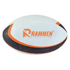 PVC deri Rugby topu özel kalite farklı renkler Rugby topu özel Logo tasarımı ile