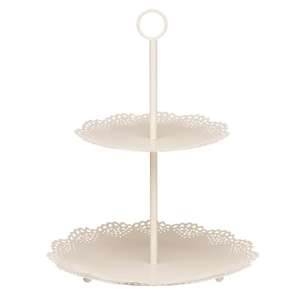 Hermoso Soporte Redondo de Metal de 2 Niveles Ecológico para Pasteles, Ideal para Fiestas de Cumpleaños y Festivales, Decoración de Pasteles - Product Image 5