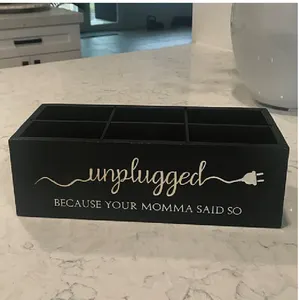 개인화된 Unplugged 목제 휴대폰 상자