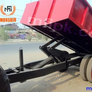 Hydraulic Tipping Trailer high quality with MF Tractor