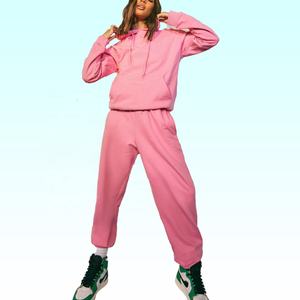 2021, chándal Unisex de 2 piezas, pantalones cortos de invierno con capucha, ropa deportiva, conjuntos de chándal de talla grande, venta al por mayor, trajes para correr para mujer - Product Image 2