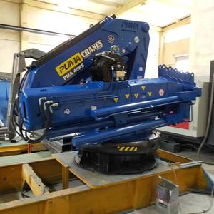 Nouvelles grues de pont hydrauliques à flèche articulée avec pompe et engrenage Capacité de 10 tonnes certifiées CE - Product Image 1