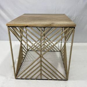 Mesa auxiliar tejida con cuerda de yute de estilo moderno hecha a mano artesanal india, muebles fijos para el hogar y la sala de estar - Product Image 1