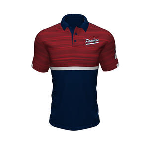 Maillot d'été décontracté style golf pour homme, tissu éponge respirant anti-rides, 100% coton biologique, imprimé par sublimation - Product Image 1