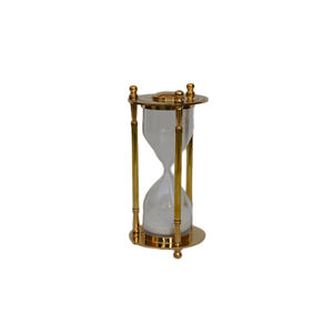 Horloge de sable au Design contemporain, idéale pour la maison et l'école, Table de bureau, Design de sablier en métal en laiton de haute qualité - Product Image 4