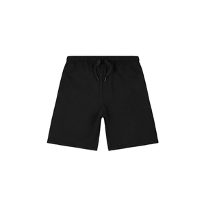 Short confortable en coton 100% pour homme, pantalon court d'été décontracté noir - Product Image 1