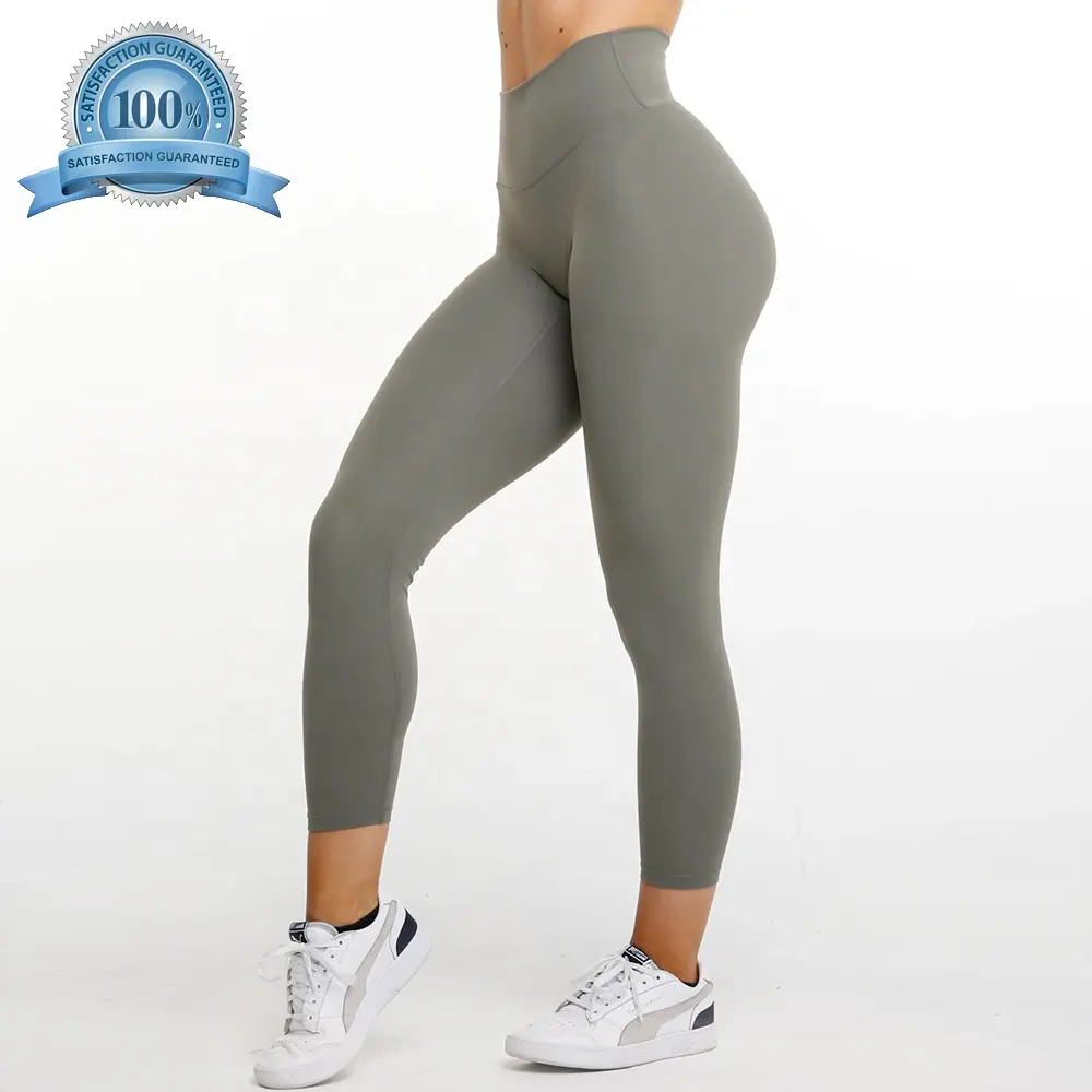 Fabbrica Logo Personalizzato Pantaloni di Yoga Delle Donne di Alta Vita Palestra di Sport Collant Abbigliamento Alo Ghette di Yoga Per Il Fitness