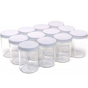 Bocaux rondes en verre transparent peint, pièces, <span class=keywords><strong>4</strong></span> oz, pour la fabrication de bougies - Product Image 6