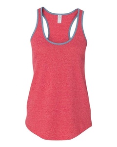 Blank wholesale unisex tank top polyester tank tops - Product Image 1