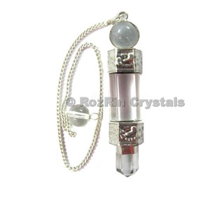 Achat Cristal Quartz 3pcs Pendule Avec Chaîne | Cristal Quartz 3pcs Pendule Avec Chaîne à vendre - Product Image 2