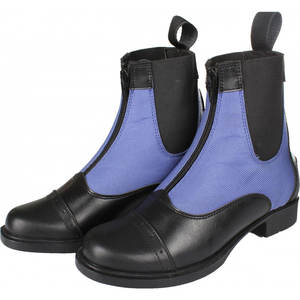 Shemax Horse-botas de montar Jodhpur, color negro/azul, alta calidad - Product Image 3