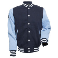 Blouson universitaire slim personnalisé pour homme, brodé, écologique, coupe-vent, doublure en laine, pour l'hiver et les activités de plein air (baseball)
