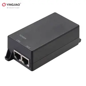 Adaptor CCTV Rj45 POE Ganda Disetujui CE RoHS 12V 2A AC Ke Adaptor Daya Sakelar DC