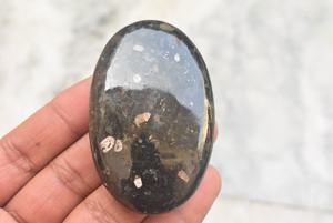 Nuummite Palmstone Wholesale Crystal Nuummite Tower Palm Natural Crystal From India Handmade Crystal - Product Image 4
