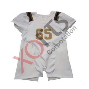 Stylish Sublimated American Football Jerseys Uniforms Fully Customizable Embroidery Name Number Breathable Spandex/Polyester - Product Image 6